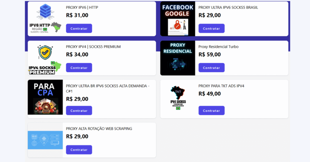 Proxy Agência Roque 14 proxy brasileiro